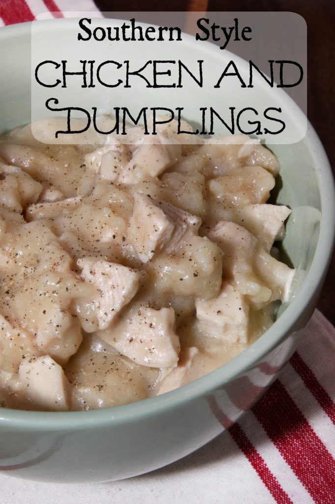 Fast and Easy Southern Style Chicken and Dumplings - For the Love of Food