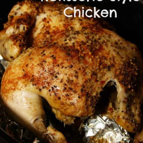 Crockpot Rotisserie Chicken