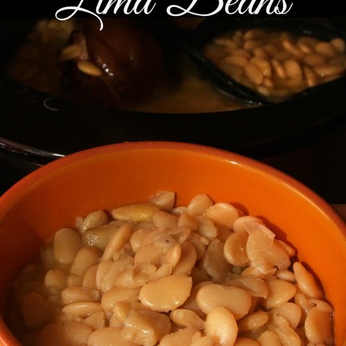 Daddy's Slow Cooked Southern Lima Beans - For the Love of Food