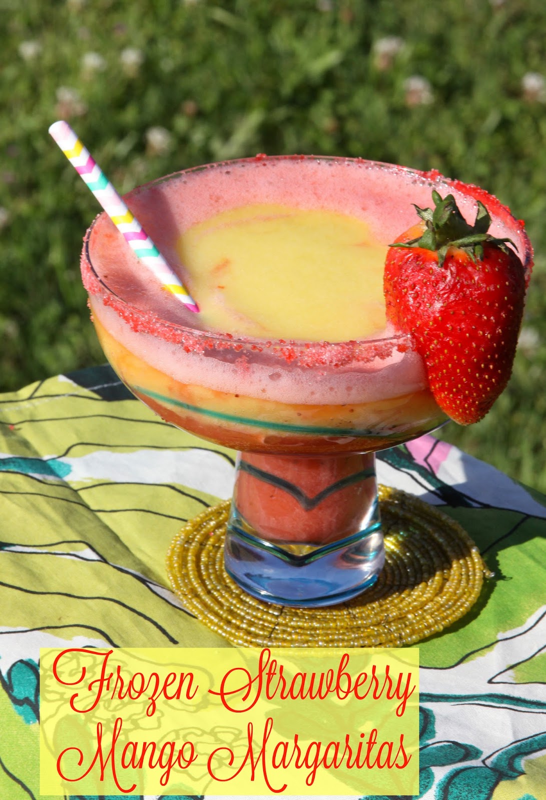 Celebrate With Frozen Strawberry Mango Margaritas For The Love Of Food