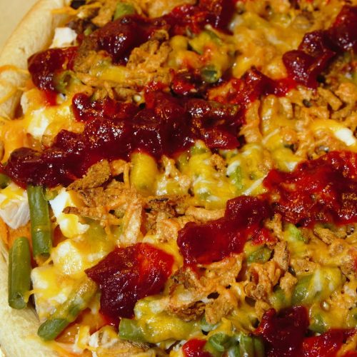 Thanksgiving Leftovers Pizza - For The Love Of Food