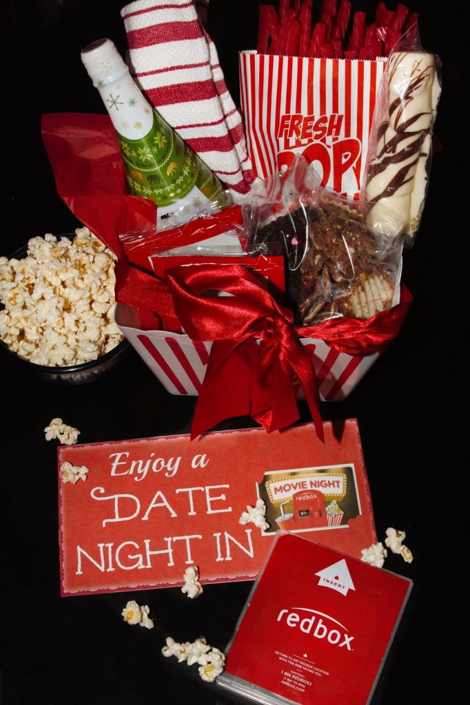 Diy Date Night In T Basket With Redbox For The Love Of Food 