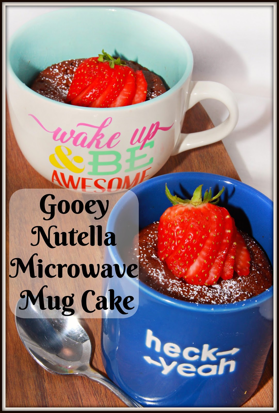 Nutella Lava Mug Cake - Ultimate Nutella Recipe