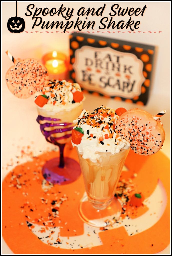 Spooky and Sweet Pumpkin Shakes #PumpkinWeek - For the Love of Food