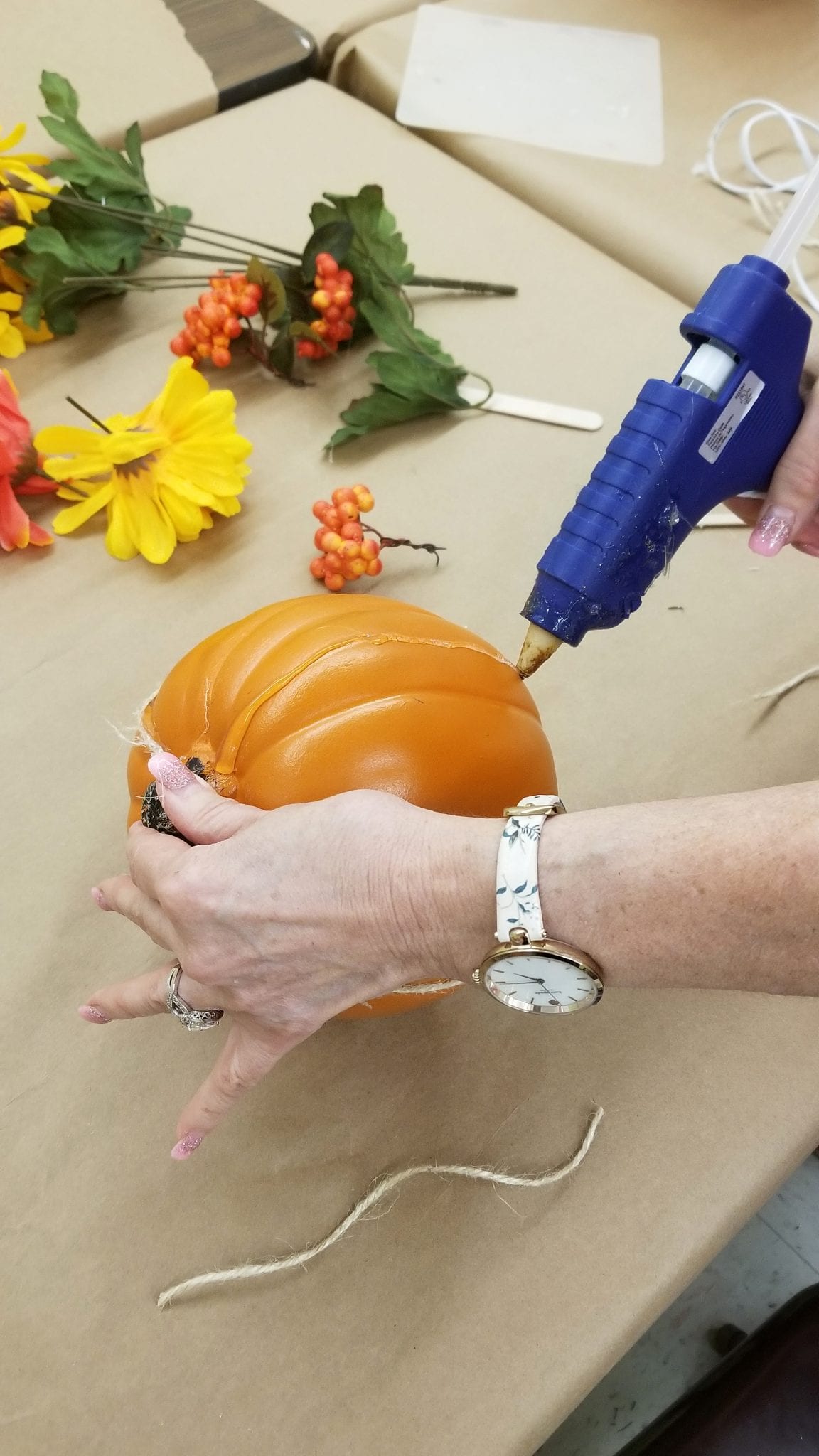 DIY Fall Floral Pumpkins - For the Love of Food