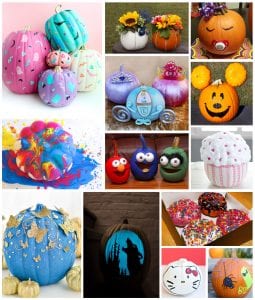 50+ No Carve Pumpkins Kids Can Make - For the Love of Food