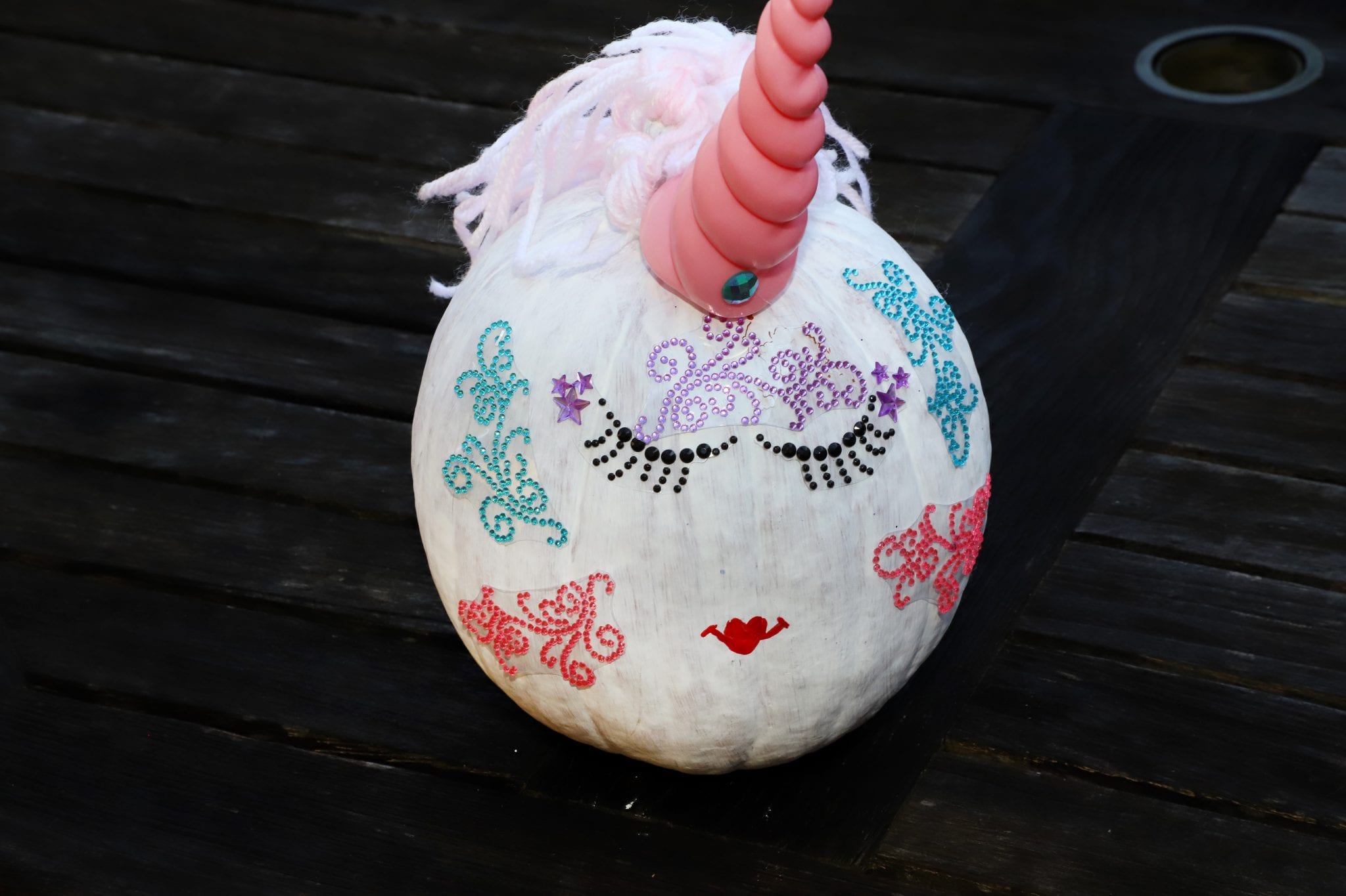 Easy Painted Unicorn Pumpkin For The Love Of Food   IMG 4972 