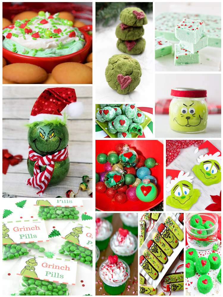 25 GRINCH FOOD IDEAS: A roundup of fun food for your Christmas party.