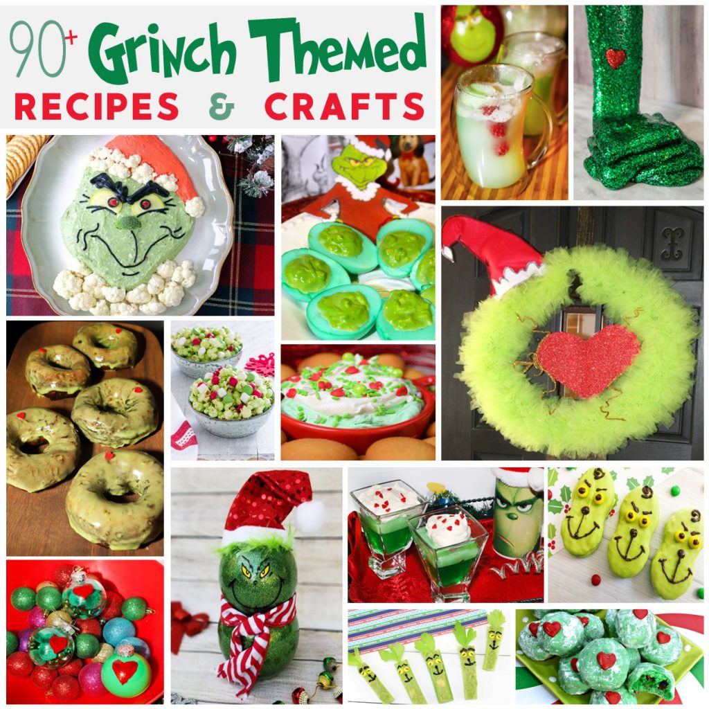 90+ Grinch Themed Recipes and Crafts for the Holidays - For the Love of Food