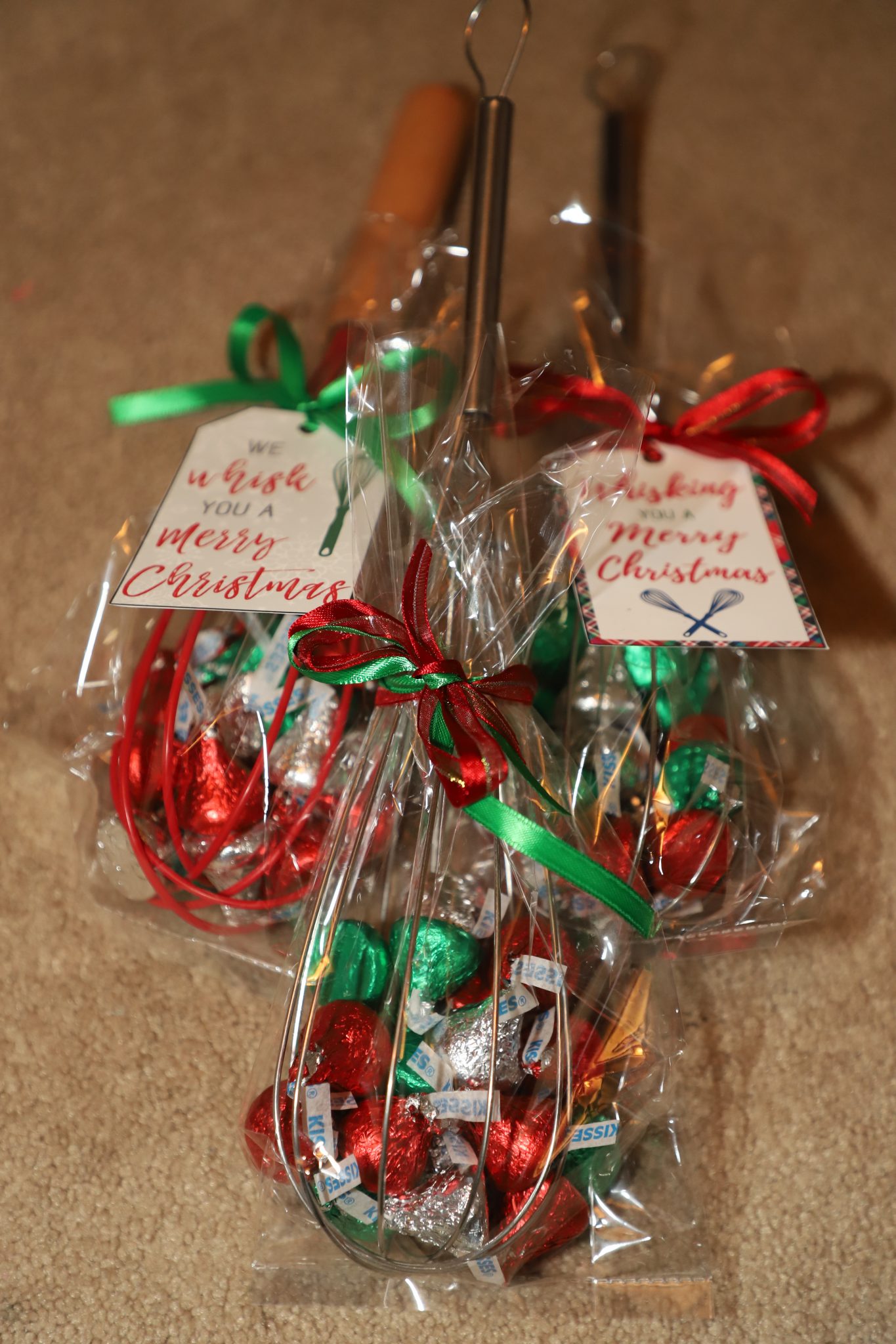 DIY Holiday Whisk Gift Idea + Printable Tags - For the Love of Food