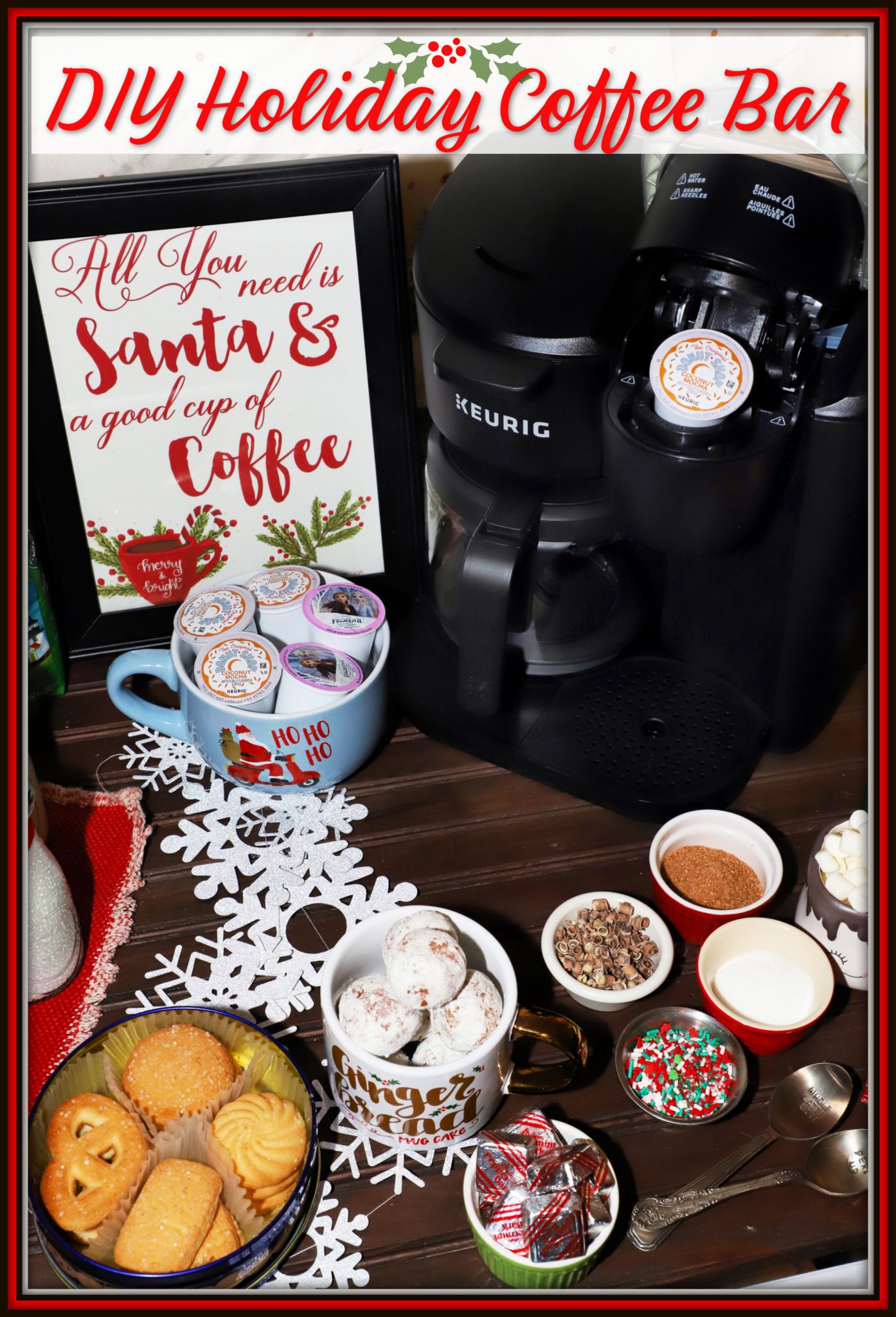 DIY Holiday Coffee Bar - For the Love of Food