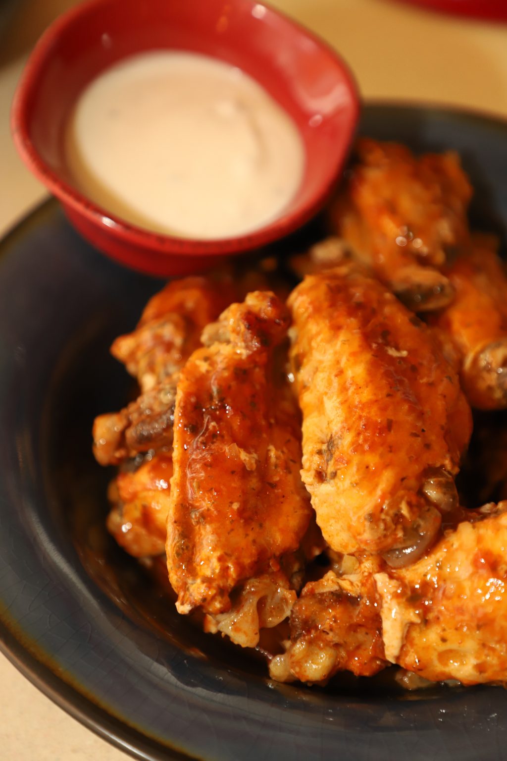 Crispy Buffalo Chicken Wings in the CrockPot For the Love of Food