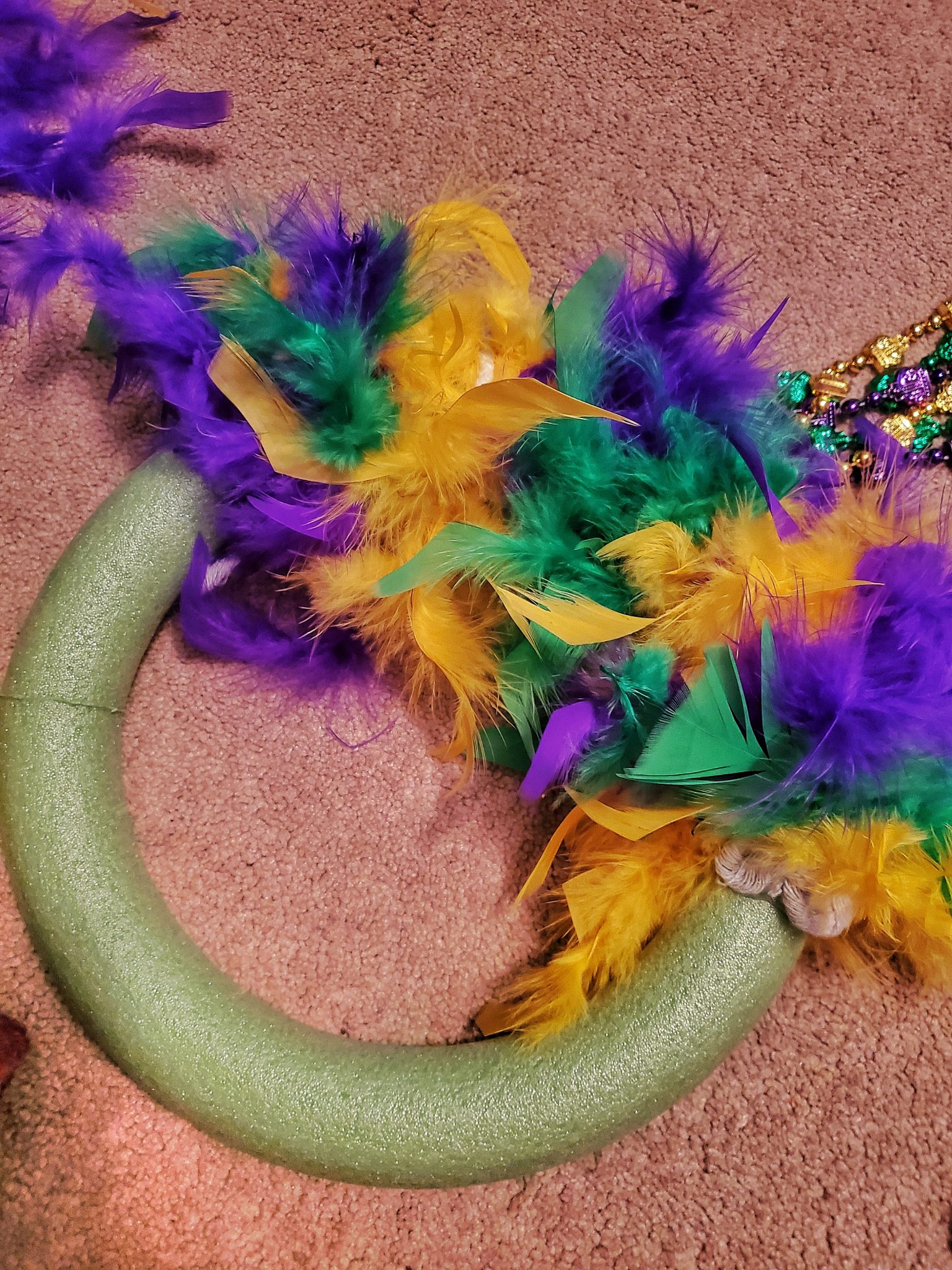 mardi gras mask dollar tree