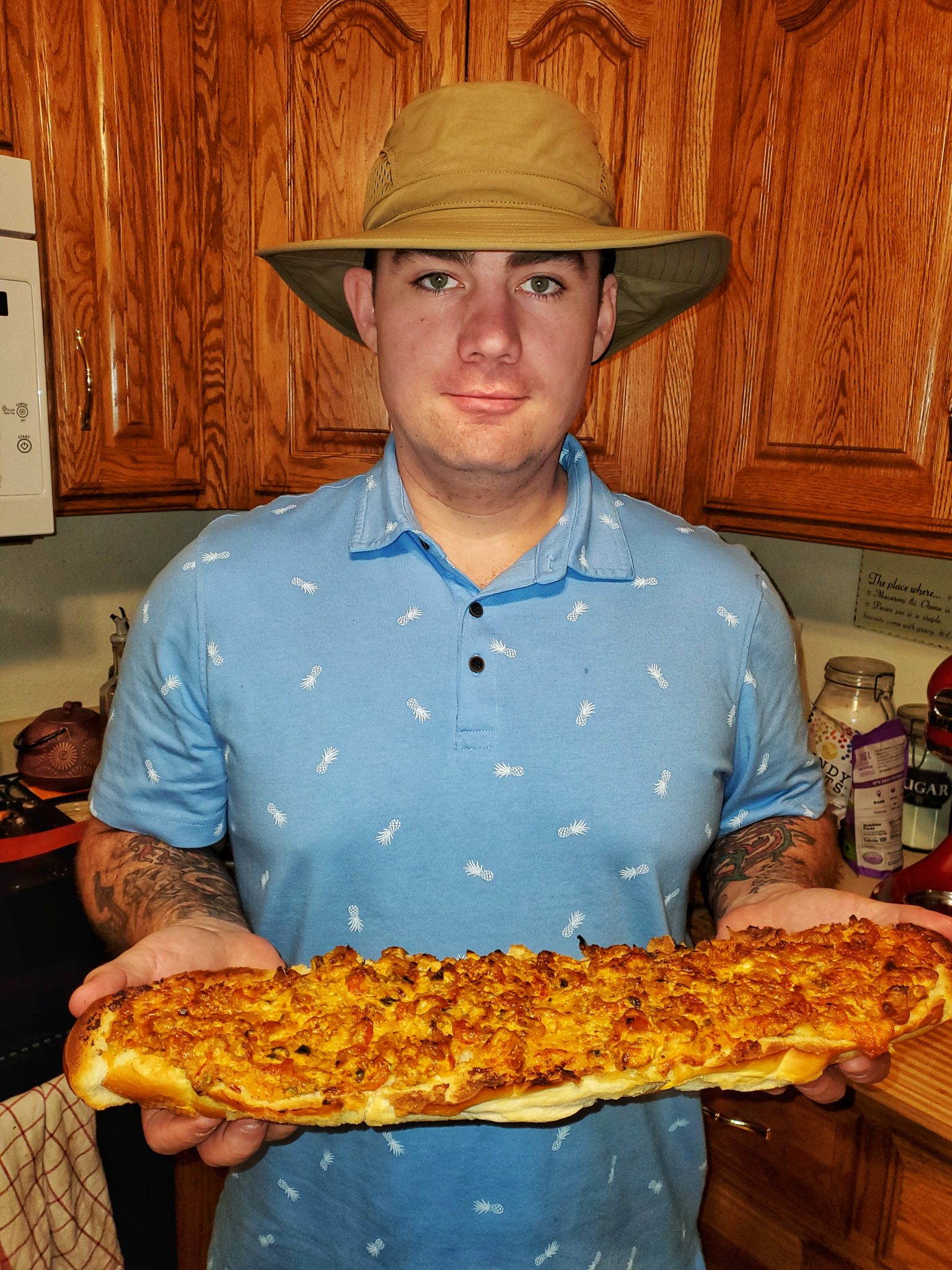 Cajun Crawfish Bread - For the Love of Food