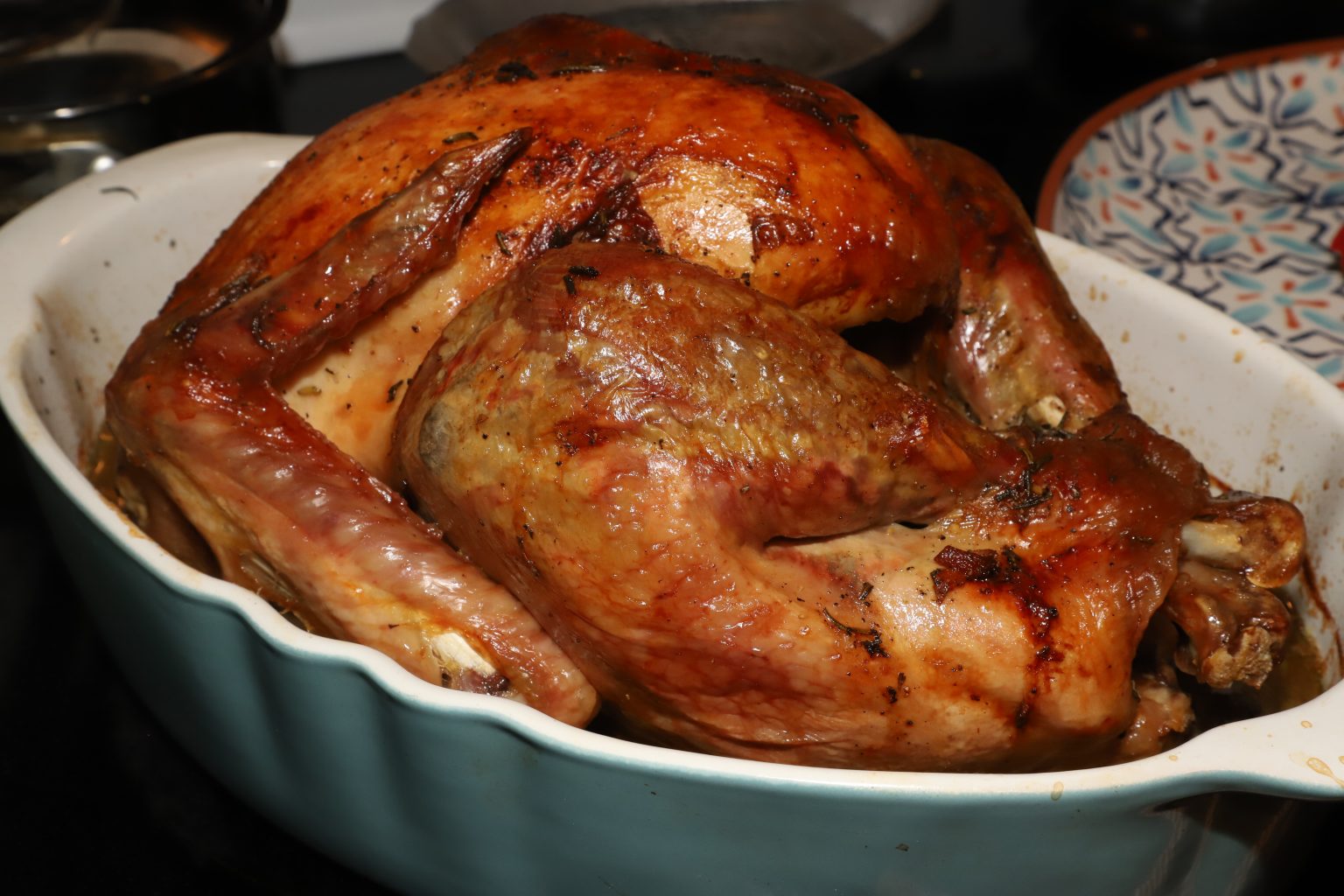 Disney characters at thanksgiving table