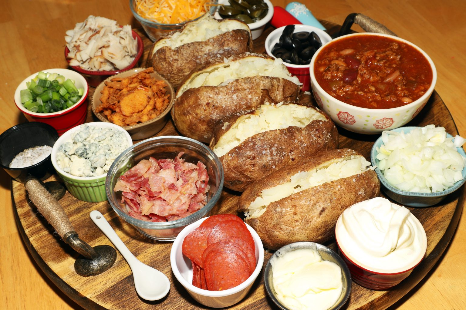 The Ultimate Loaded Baked Potato Board - For the Love of Food