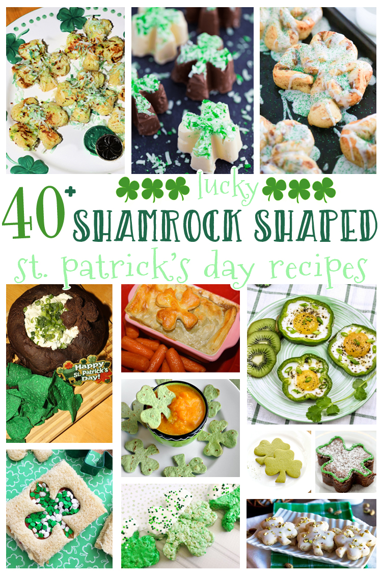 40+ Lucky Shamrock Shaped St Patrick's Day Recipes - For the Love of Food