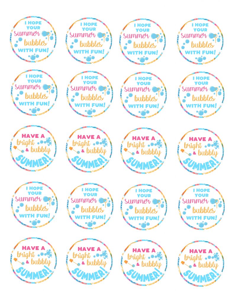 Summer Free Printable Gift Tags For Students Printable Templates Free