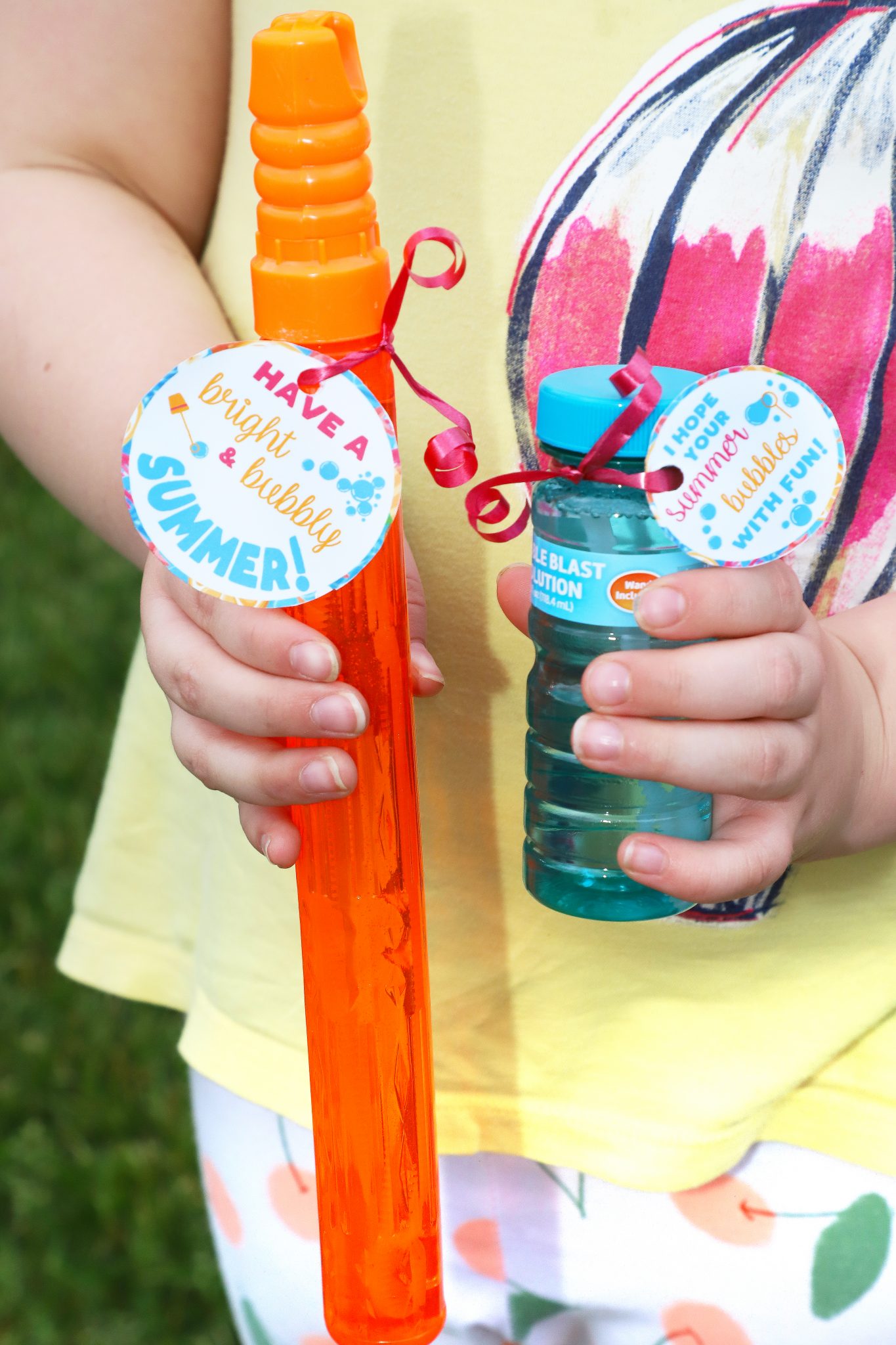 End of School Year Summertime Bubble Gift Idea For Kids | Free ...