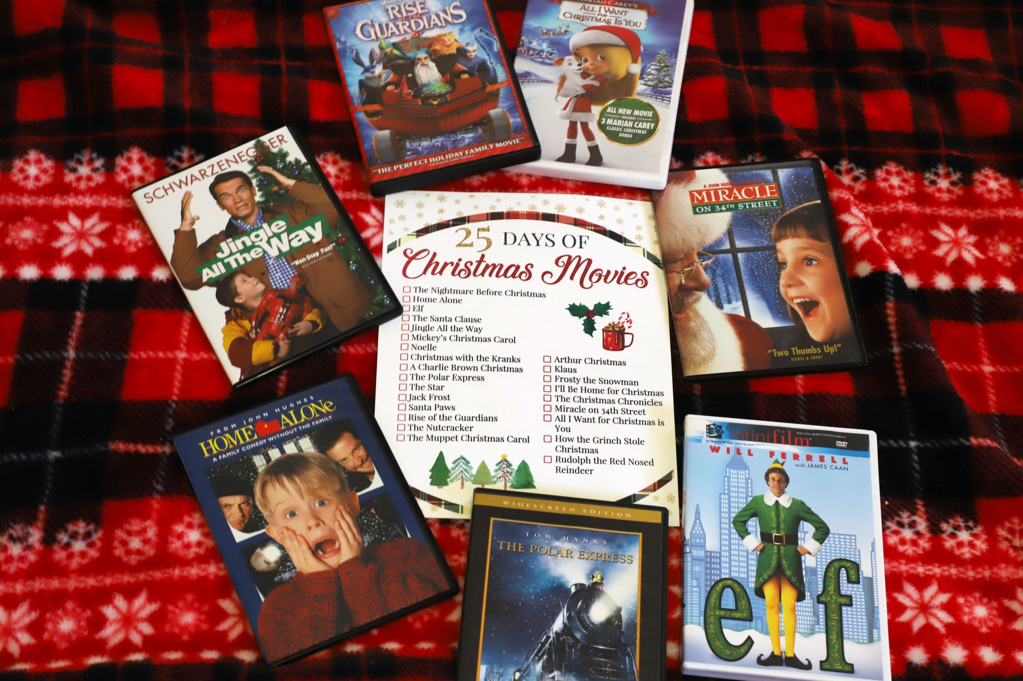 25 Nights of Family Christmas Movies | Printable Checklist - For the ...