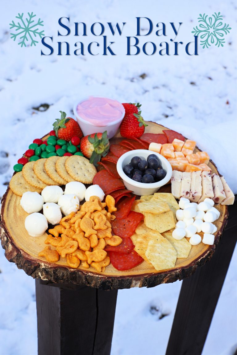 Snow Day Snack Board - For the Love of Food