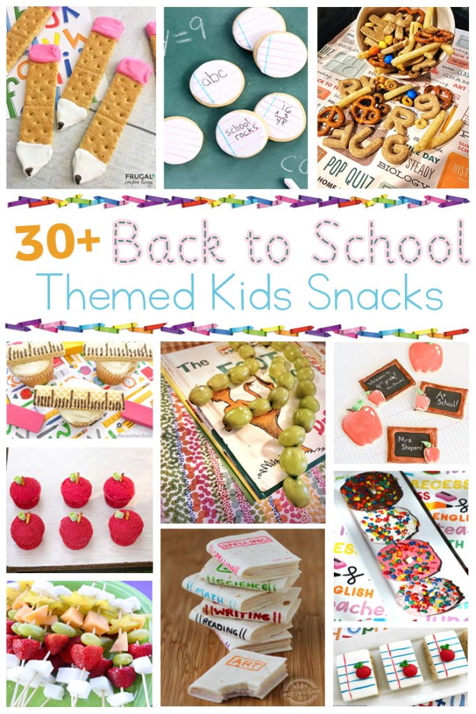 30 Back To School Themed Kids Snacks For The Love Of Food