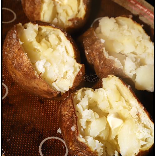 Salt Crusted Baked Potatoes