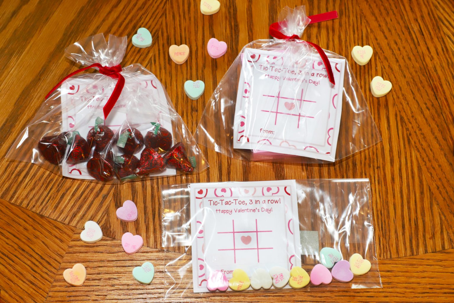 Tic Tac Toe Valentines | Free Printable Cards - For the Love of Food