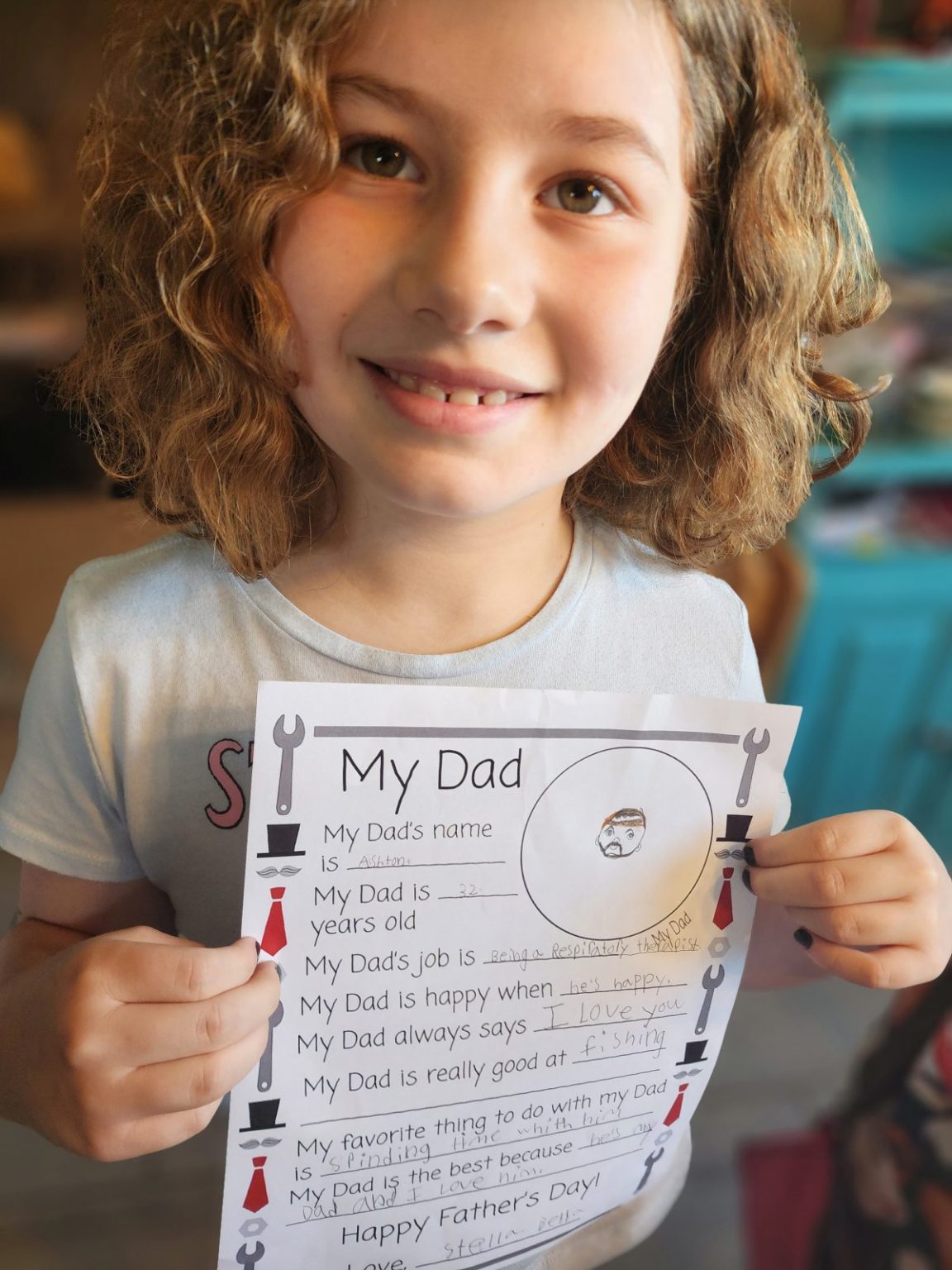 Printable Fathers Day Questionnaires T Idea For The Love Of Food