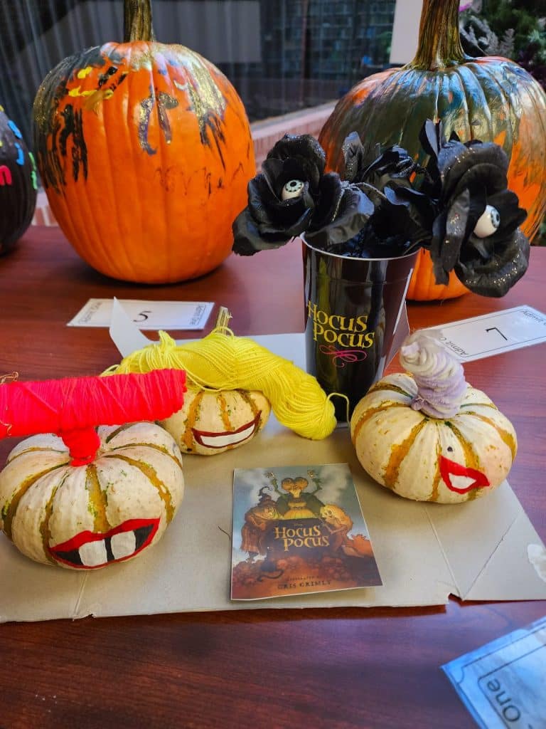 Hocus Pocus Sanderson Sisters Painted Pumpkin Craft - For the Love of Food