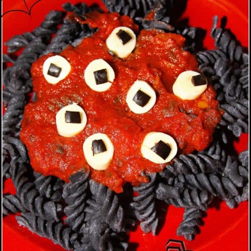 Spooky Pasta and Eyeballs - For the Love of Food